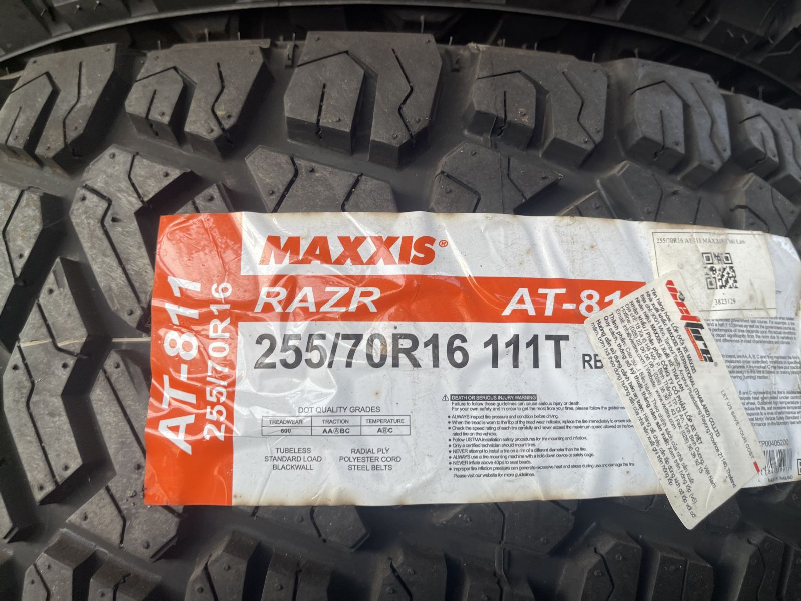 DỊCH VỤ CUNG CẤP LỐP XE TẢI MAXXIS CHO XE BEN, CONTAINER, XE TẢI ( BỐ VẢI, BỐ KẼM ) - CÁC TỈNH THÀNH TẠI VIỆT NAM